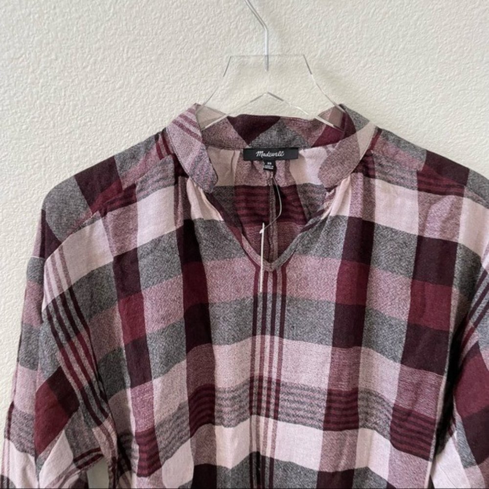 Madewell Highroad Popover Shirt in Schorr Plaid - Picture 7 of 10